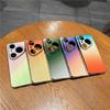 Applicable to Huawei second change Pura90Promax gradual change mobile phone case Pura80 protective case 70 all-inclusive fine hole Aurora