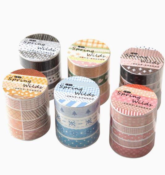

6pcs/1lot Decorative Adhesive tapes Chunye Weaving Dreams paper masking tapes Junk Journal Scrapbooking stikcers Paper Japanese