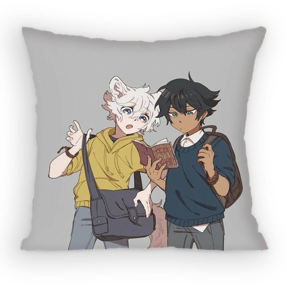 Wolf Lumine Webtoon Pillow Case Anti-dustmite Pillowcase Invisible zipper silky Sofa cushion cover for bedroom