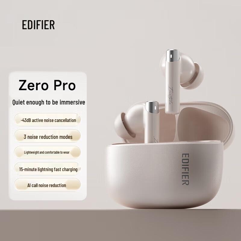 

EDIFIER Zero Pro True Wireless ANC In-Ear Bluetooth Earbuds