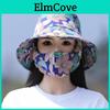 Summer Sun Protection Cap With Mask And Wide Brim For Outdoor Activities And Gardening