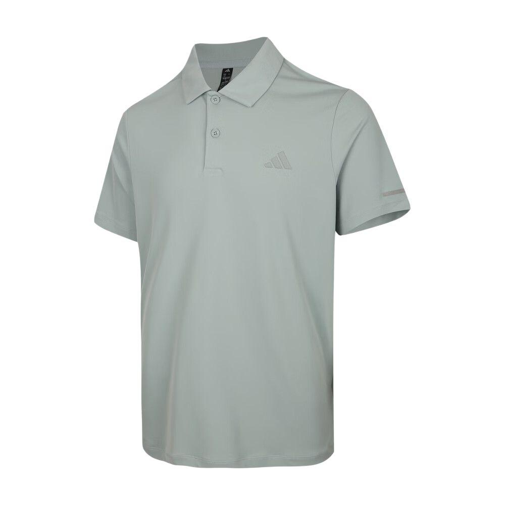 Adidas Polo Shirts Men s Khaki Green Lapel Moderate KX2743 M