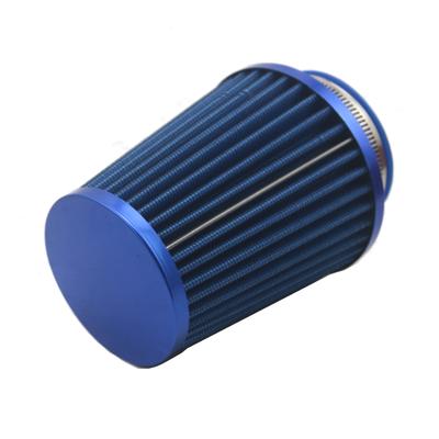 Universal Car Air Filter 76mm 3 Inch High Flow  Cold  Intake  Aluminum Non-woven Fabric Rustproof   Hose