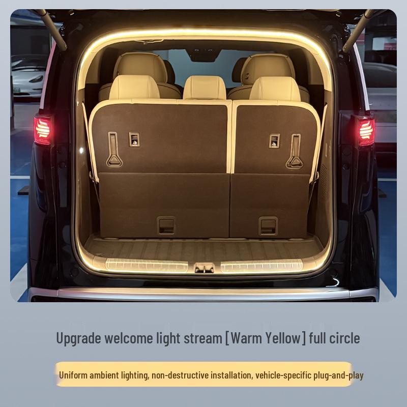 Toyota ESTIMA LED Trunk & Ambient Tailgate Flowing Welcome Light