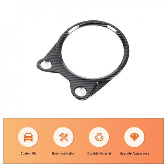 ABS Carbon Fiber Center Gear Shifter Panel Cover For Nissan 370Z Z34 2009-20