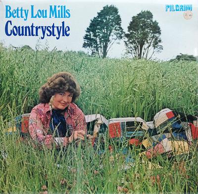 LP Record BETTY LOU MILLS - Countrystyle PILGRIM411 Pilgrim Records 1976 UK Folk Used