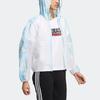 adidas Met Aop Windbreaker Damenjacke Weiß HI6828