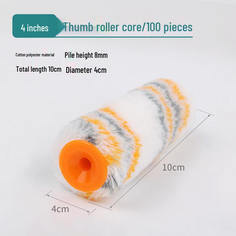 Jundingying 4-inch Mini Paint Roller Brush Set