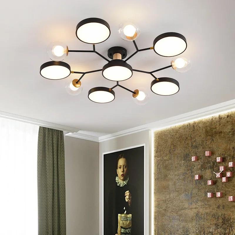 LED Pendant Lights Home Decoration for Living Room Bedroom Ceiling Chandelier Kitchen Dining Room Restaurant Indoor Hanging Lamp