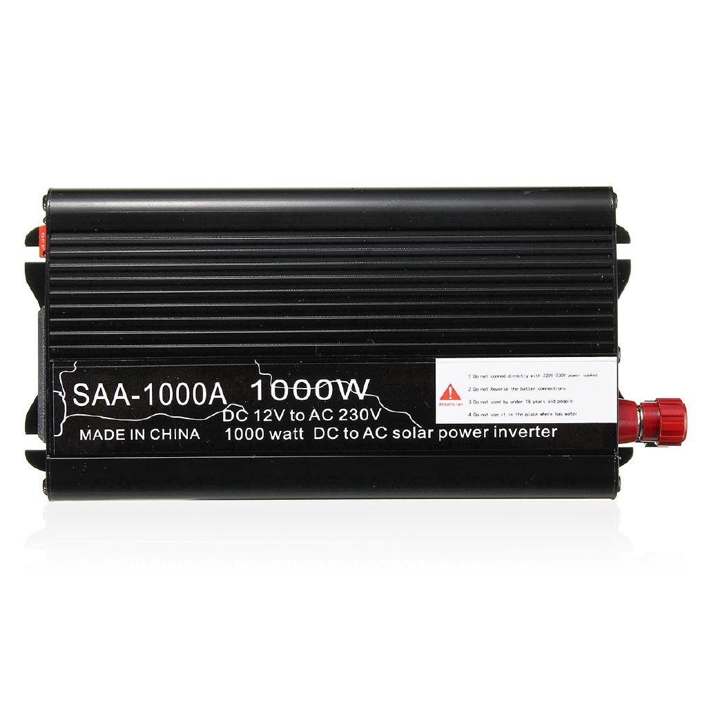 1000W DC 12V To AC 220V USB Car Power Inverter Charger Converter Adapter DC 12 To AC 220 Modified Sine Wave Transformer