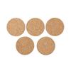 Cork Coasters, Approx. 9.5cm Diameter, Set of 5, MDA41A1A