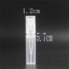 Wholesale 5/10/50/200/400pcs 2ML Portable Clear Plastic Spray Bottle Perfume Bottle Atomizer Sample Test Tube Thin PET Vials