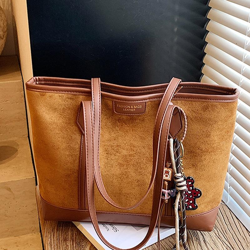 Simple Retro Large-capacity Bag Women's Autumn New Shoulder Bag Fashionable Texture Commuter Tote Bag