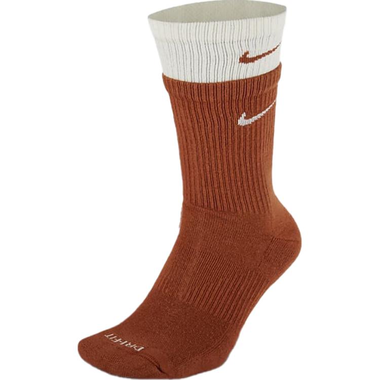 

Nike Crew Socks Unisex 1 Pack Dark Reddish Umber DD2795-201 26-28