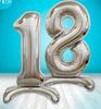 Stand Up Number Foil Balloons for Kids Birthday Party Decorations
