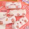 5 Yuan Newcomer Discount: Cute Cartoon Bear Pencil Case - Japanese Style for Girls and Kids