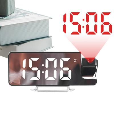 Digital Projection Clock Multifunctional Indoor Outdoor Digital Alarm LED Display Bedside Desktop Clock Projector for Home Dorm