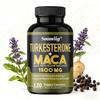 Turkesteronă + Maca – 1500 mg | 120 Capsule | Îmbunătățitor al Performanței Musculare și Atletice