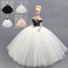 30CM Dress-up Doll - Supermodel FR2 Style with Puffy Fairy Princess Wedding Gown