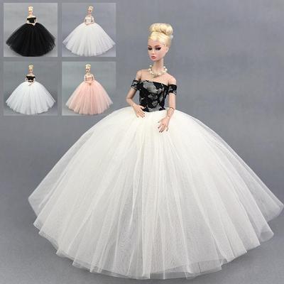 Muñeca de 30 cm para vestir - Estilo Supermodelo FR2 con Vestido de Boda de Princesa Hada Abullonado