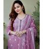 Designer Party Wear Women Cotton Blend Kurta Pant Dupatta Set Indian Pakistani Kurti Salwar Suit