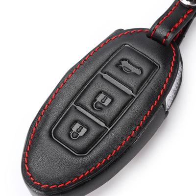 Nissan 3-Button Trunk Key Case for Bluebird, Teana, Sylphy - Modified Rear Trunk Key Cover Shell for Men & Women