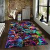 Colorful Gaming Controller Pattern Carpet for Bedroom and Living Room Decor Suitable for Use As an Anti-slip for Living Room Bedroom Sofas
