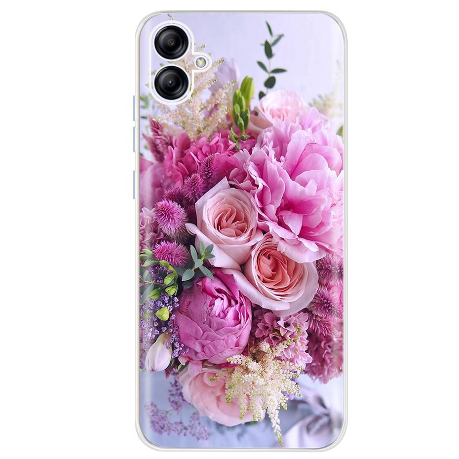 For Samsung Galaxy A04e A04 A04S 2022 Cute Printing Phone Case For SamsungA04 A 04 04e SM-A042F A045F Soft Silicone TPU Cases