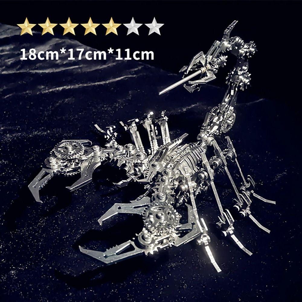 Detachable Scorpions Model Steampunk Mechanical Insect Fashion Assemble Toy