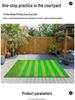 SEEKFUNS Golf Swing Practice Mat with Long and Short Grass