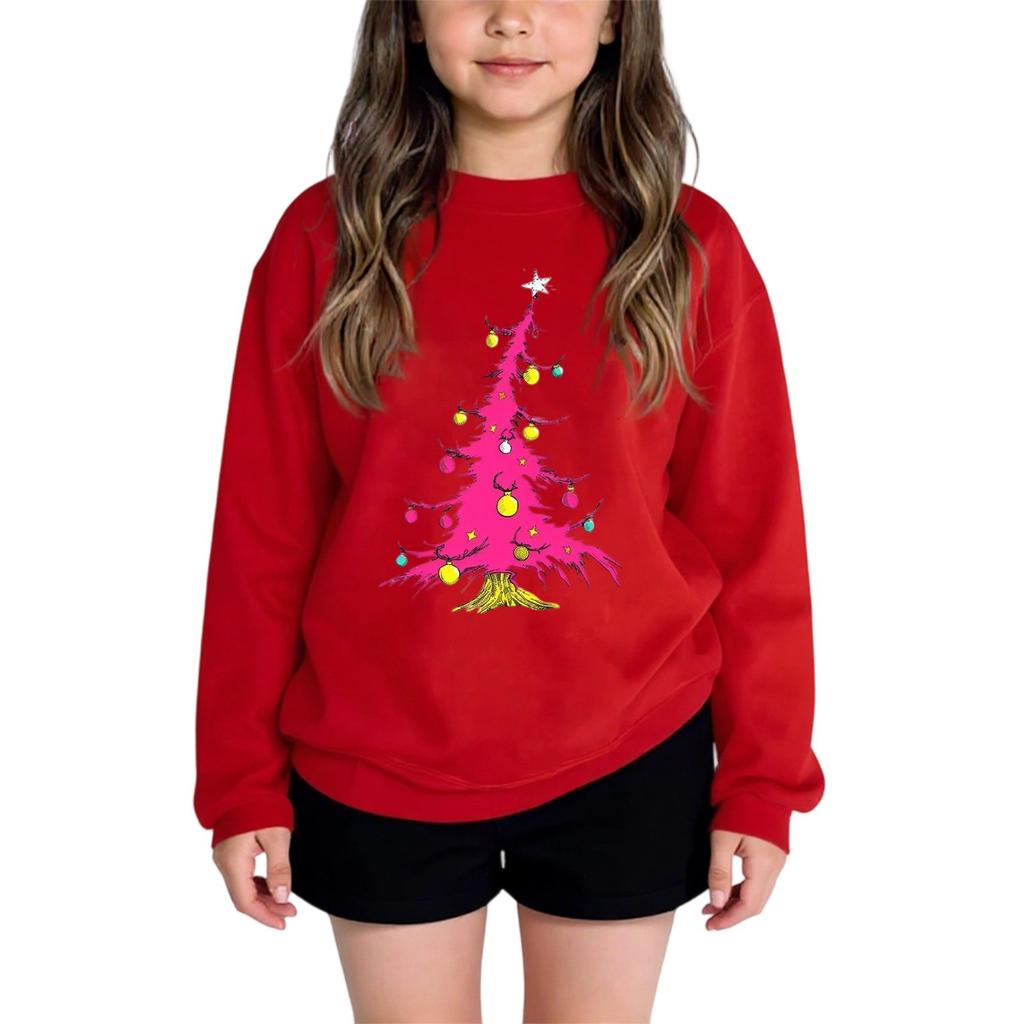 Boys Girls Child Fashion Daily Versatile Casual Crewneck Sweatshirts Daily Long Sleeve Patchwork Top Sweatshirts