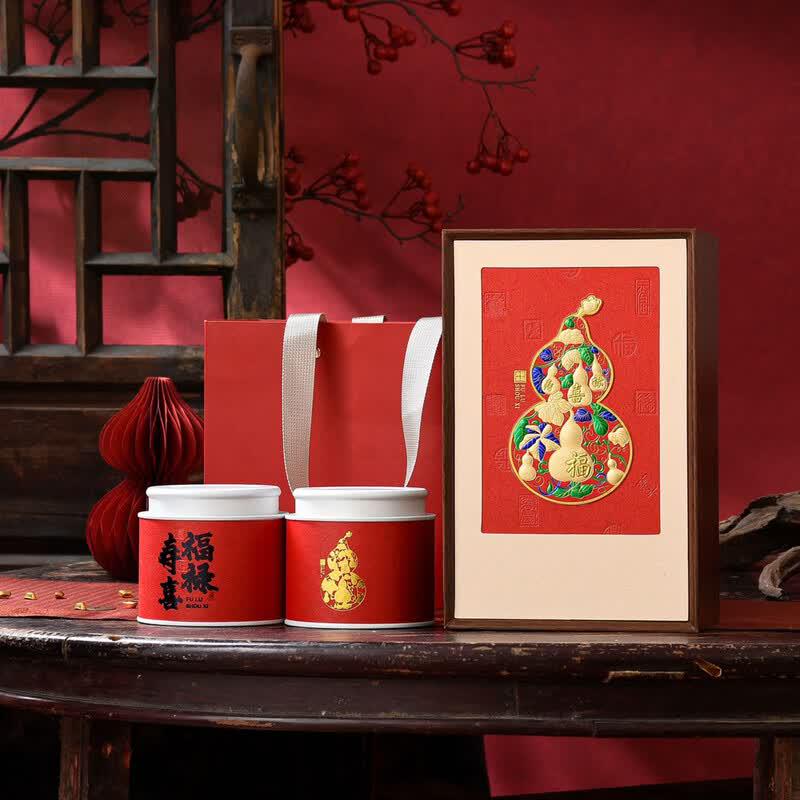 Xian Cha Mei Shou Yue Black Tea Prosperity Gift Box