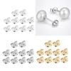 5 Pairs Earring Backs Jewelry Finding for Girls Silver Small