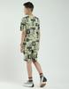 MONTE CARLO Boys Regular Fit Printed Half Sleeve Bermuda Set