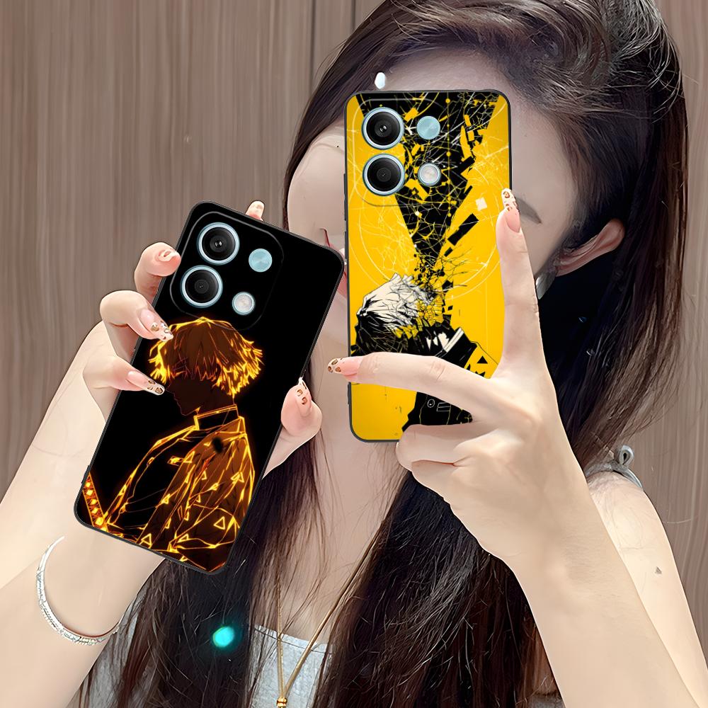 Demon Slayer Zenitsu Phone Case for POCO M6 M5 M4 M3 X7 X6 X5 X4 X3 F6 F5 F4 Pro GT 5G Colour Printing Cellphones Pretty Cover