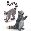 Animal Model Simulated Detailed PVC Forest Animal Raccoon Model for Kids