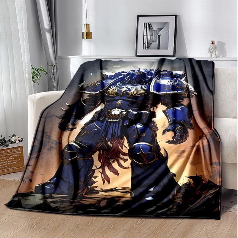 Warhammer Flannel Blanket Soft Warm All-Season Throw, Design for Camping, Car Travel, Hiking Sofa, Bed, Office Perfect Gift for Parties