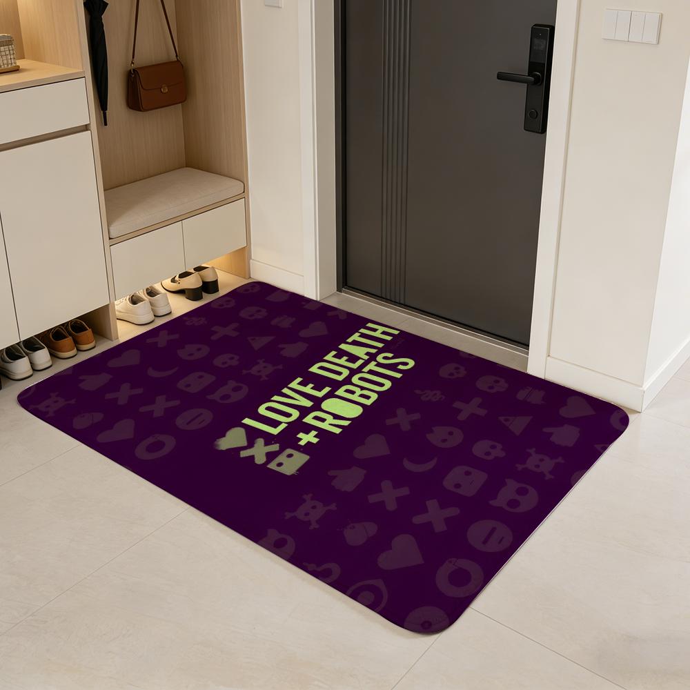 Hilarious G-Gintama Floor Mat Flannel Door Mat Non-Slip Absorbent Washable Indoor Home Rug