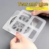10PCS Self-Adhesive Drain Hair Catcher, Disposable Mesh Sticker for Bathroom Sink Shower Floor Anti-Clogging Waterproof Strainer