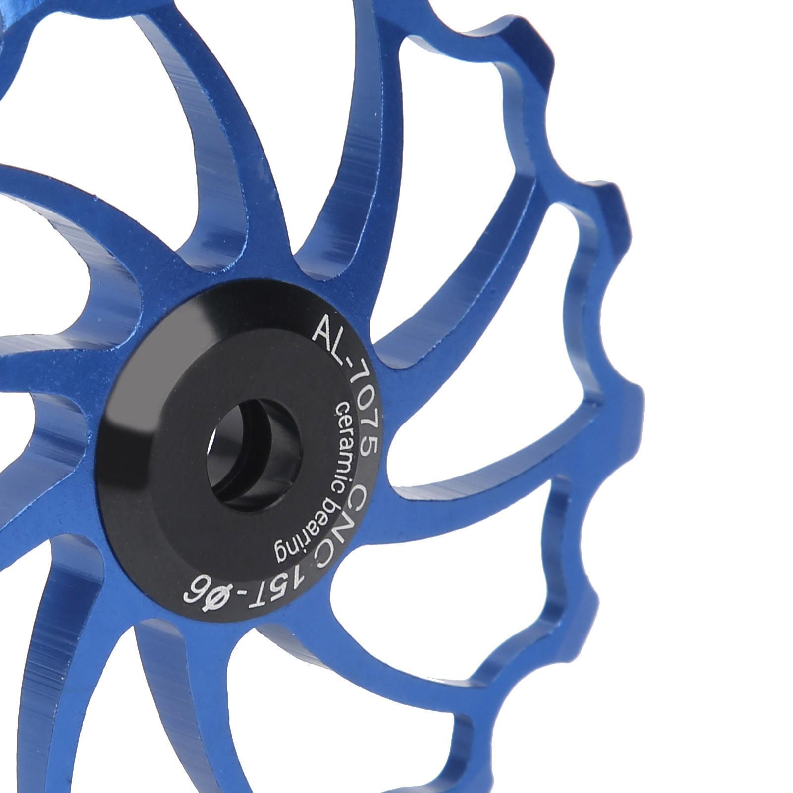 15T Велосипедная Алюминиевый Сплав   Ролик Керамический Подшипник   Горный   Задний Переключатель Скоростей Направляющее Колесо