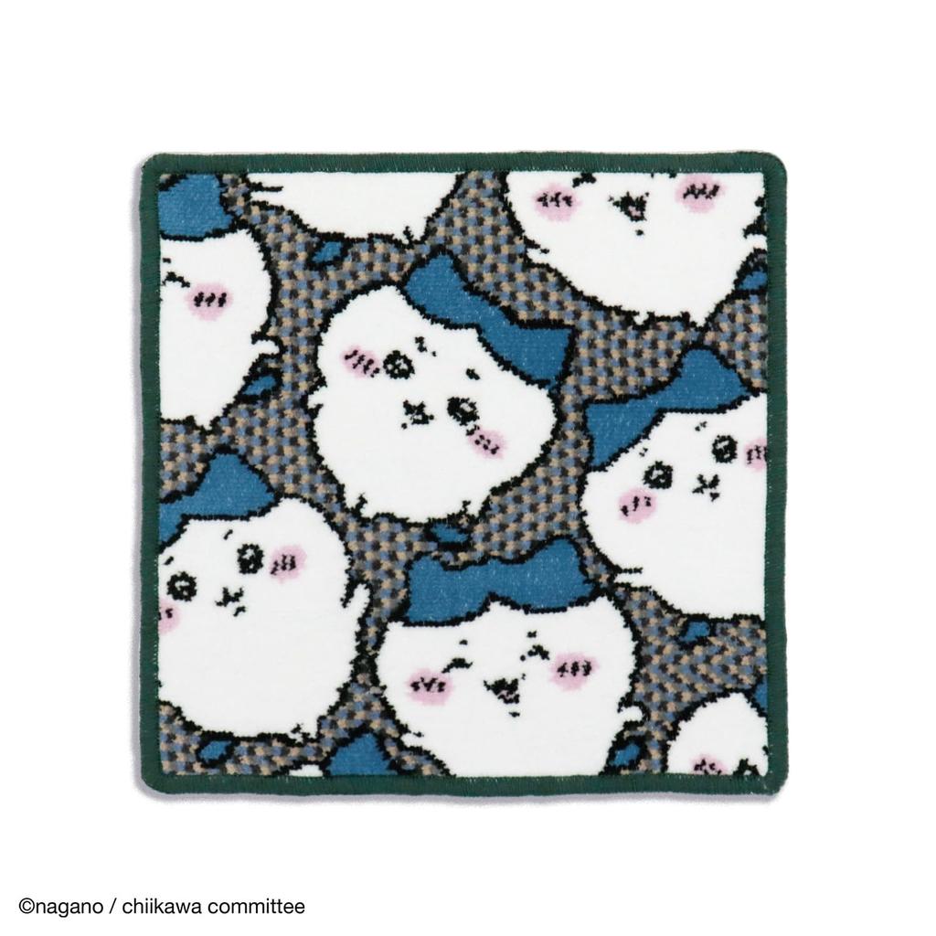Chiikawa Towel Handkerchief Blue Chenille Weave Packaged Cute 25 X 25 Cm 41-5070250 Approx.