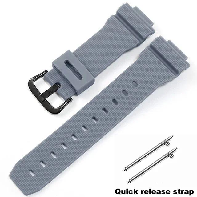 Prémiový gumový řemínek k hodinkám Pro Casio G-Shock GM2100 GA2100 DW5600GM GA 2100 DW6900 silikonové řemínky doplňky 16mm