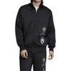 adidas Originals Trefoil Gallery Fb Track Top Abstract Painting Stand Collar Jacket Men Tops Black ED9358