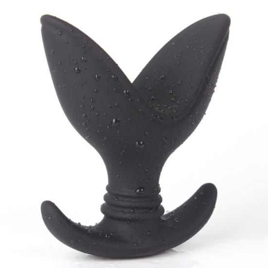 Silicone Anal Dilator Opening Butt Expander Speculum Anal Plug Unisex Sex Toy