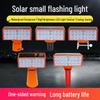Solar LED Flashing Warning Light for Nighttime Road and Construction Safety