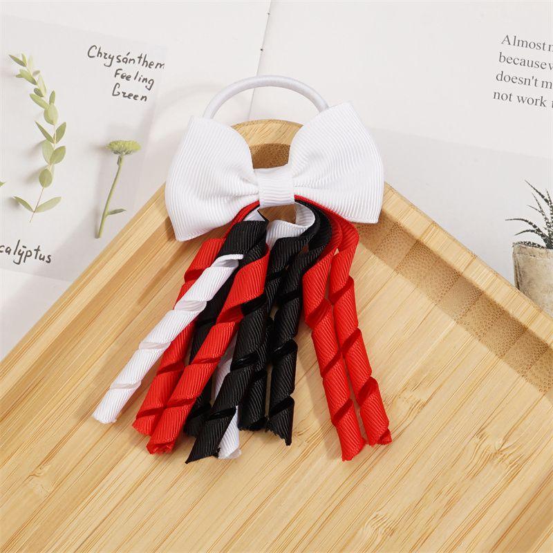 Hair Accessories Hair Ring Cheerleading Girl Hair Rope Roll Tassel Rubber Band Bow Headdress Children's Ornaments