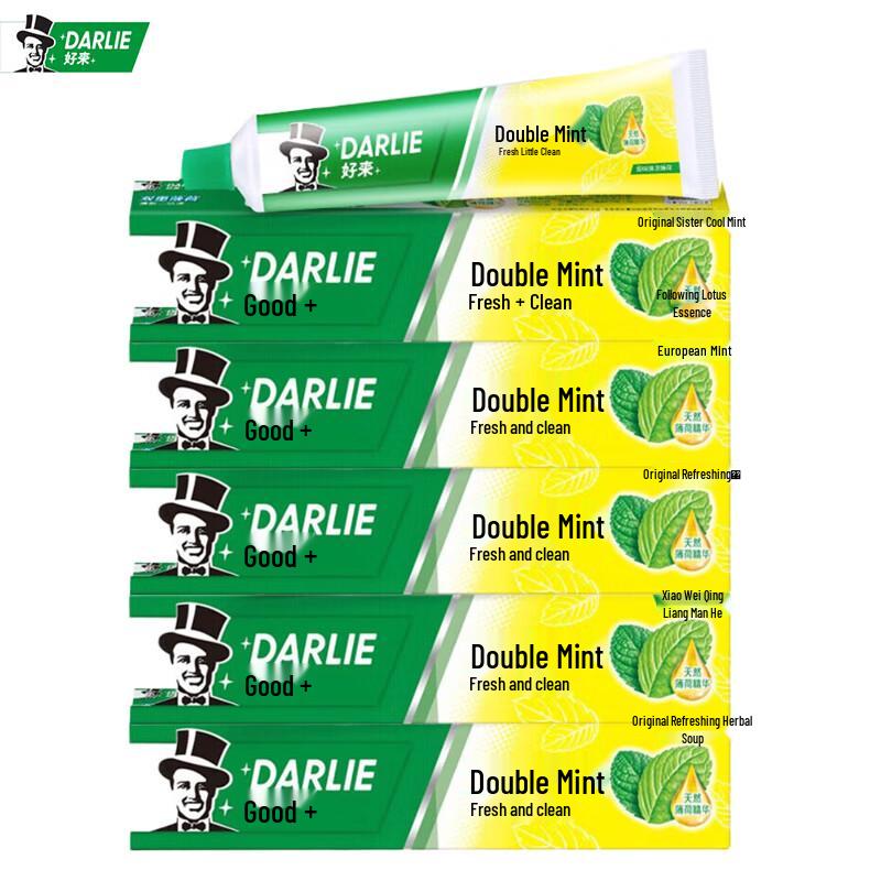Darlie Double Mint Toothpaste, 5-Pack (5 x 175g)