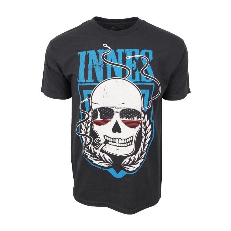 Men s Casual Graphic INNES MENS SKULL T SHIRT T-Shirt L