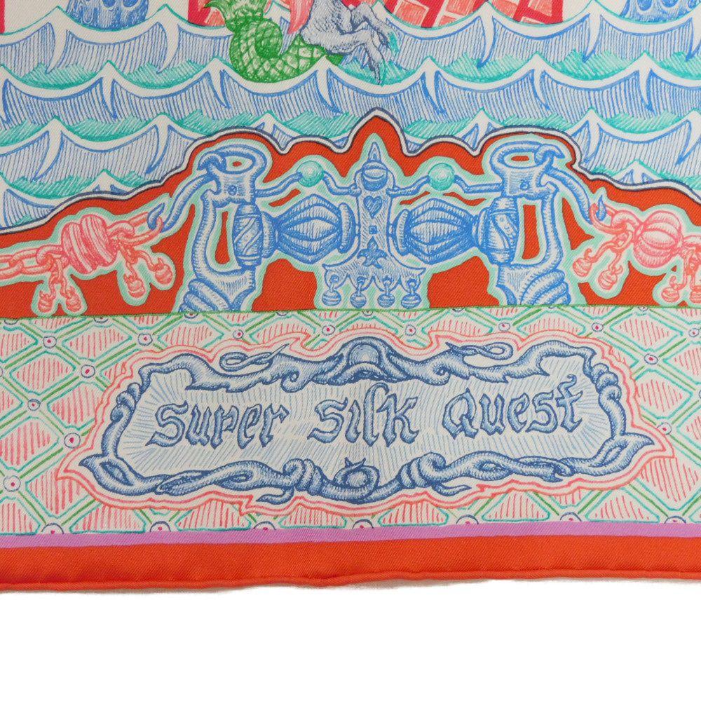 Used 9212 Carre 90 7955 Turquoise Rose Multicolor Character Watch in Excellent Condition. Super Silk Quest 13815 Rouge.