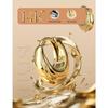 Bobisty 14K Gold Plated Hoop Earrings for Women Hypoallergenic Earring Non Tarnish Trendy Earrings Sets for Multiple Piercing